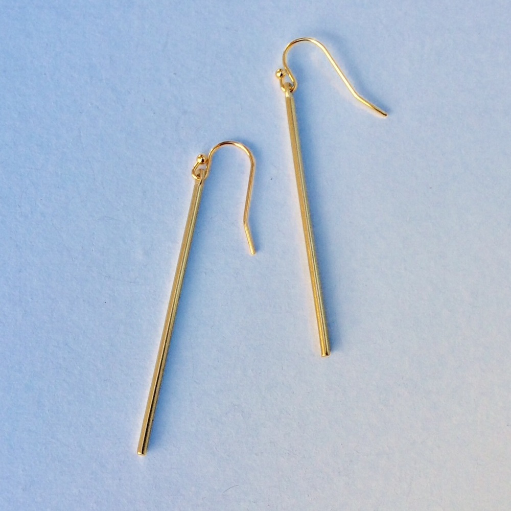 New Handcrafted gold plated Earrings - Picture 2 of 7